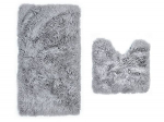 Vannitoamattide komplekt Megan, hall v., 75 cm x 45 cm