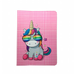 Tahvelarvuti &uuml;mbris GreenGo Rainbow Unicorn, roosa v./mitmev&auml;rviline, 9-10"