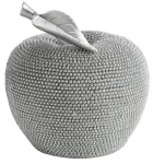 Dekoratiivne kujuke Eldo Apple, h&otilde;be, 12 cm x 12 cm x 13 cm