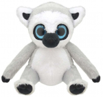 Pehme m&auml;nguasi leemur Wild Planet Lemur, valge/hall, 16 cm