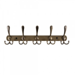 Seinale kinnitatav riidepuu Domax, kuldne