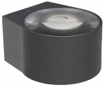 Valgusti seinale Lucide Rayen 27220/12/30, LED, 3000 &deg;K, 1 x 12 W, must v.