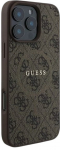 Telefoni &uuml;mbris Guess 4G Colored Ring MagSafe, Apple iPhone 16 Pro Max, pruun v.