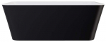 Vann, teisaldatav Besco Evita Black&White Matt, 160 cm x 80 cm x 58 cm, ristk&uuml;lik, valge/must