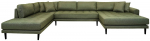 Nurgadiivan House Nordic Lido, oliiv v., 370 x 220 cm x 76 cm