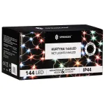 LED valguskardin Springos CL4111, 2 m, mitmev&auml;rviline, 144 LED