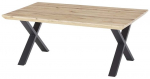 Kohvilaud MCakcent Asola, must v./pruunikas v., 70 cm x 110 cm x 45 cm