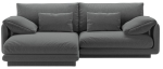 Nurgadiivan Micadoni Torino Structured, tumehall v., vasak, 220 x 170 cm x 83 cm