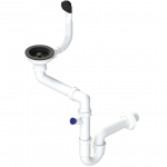 Sifoon vannitoavalamu jaoks Laveo, must