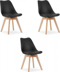 Toolide komplekt Leobert Mark, matt, must v., 43 cm x 49 cm x 82 cm, 3 tk