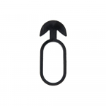Taimede kinnitusr&otilde;ngad Bradas Anchor Rubber Tie Epdm, 5 cm x 0.4 cm, 5 cm, kumm, must v., 50 tk