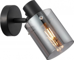 Valgusti seinale Italux Sardo SPL-5581-1-BK-SG, E14, 1 x 40 W, must v.