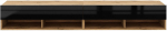 TV-laud Derby Double, l&auml;bipaistev v./pruun v./must v., 32.5 cm x 280 cm x 31 cm