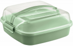 Tordi transpordikast Domotti Dolce, 26 cm x 12 cm, 26 cm, L&auml;bipaistev v./Roheline v.