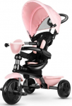 Kolmerattaline jalgratas Qplay Cosy 4106, must v./roosa v.
