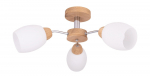 Valgusti lagi Spot-Light Parma, E27, 3 x 60 W, pruun v./kroom v.