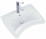 Vannitoa kraanikauss Ravak Safe, keraamiline, 60.3 cm x 49 cm x 20 cm, valge