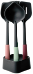 K&ouml;&ouml;giriistade komplekt Brabantia Tasty+, 33 cm, must v./mitmev&auml;rviline, 5 tk