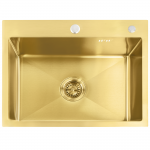 K&ouml;&ouml;givalamu Rea Liam, roostevaba teras, 58 cm x 45 cm x 18.5 cm, kuldne v.