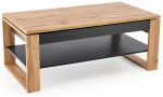 Kohvilaud Betty, pruun v./must v., 120 cm x 65 cm x 50 - 72 cm
