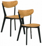 Toolide komplekt Homla Vieri 241516, matt, pruun v./must v., 46.5 cm x 54 cm x 75.5 cm, 2 tk