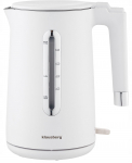 Elektriline veekeetja Klausberg KB 7890, 1.7 l, valge v.