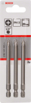 Kruvikeeraja otsikute komplekt Bosch 2607001535, PH2, 89 mm, 1/4"