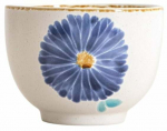 Kauss Homla Meren 243001, sinine v./ecru, 14 cm