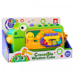 Interaktiivne m&auml;nguasi, krokodill Lean Toys Wisdom Cube, roheline v.