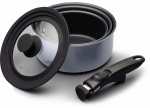 Pottide komplekt Masterclass Smart Space Set, 20 cm, 1.3 - 2.5 l, hall v.