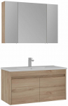 Vannitoa m&ouml;&ouml;bli komplekt Kalune Design Side, tamm v., 45 cm x 100 cm x 52 cm