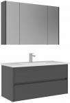 Vannitoa m&ouml;&ouml;bli komplekt Kalune Design Arno 100-760, hall v., 45 cm x 100 cm x 52 cm