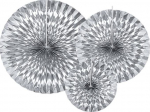 Dekoratsioon, komplekt Party Deco Rosettes, h&otilde;be v., 3 tk