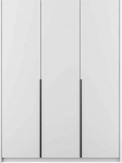 Riidekapp ADRK Bregma III, valge v., 58 cm x 148 cm x 204 cm