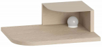 &Ouml;&ouml;kapp Kalune Design Luno, kreemjasvalge, 16.2 cm x 40 cm x 30 cm