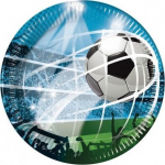 &Uuml;hekordne taldrik GoDan Soccer Fans, &Oslash; 23 cm, 8 tk