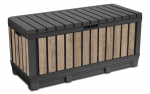 Aia hoiukast Keter Deco Kentwood, 350 l, 128 cm x 53.6 cm x 59 cm