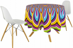 Laudlina &uuml;mmargune Hermia 994PRL1107, eriv&auml;rviline, 160 x 160 cm