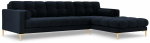 Nurgadiivan Cosmopolitan Design Bali, kuld v./s&uuml;gav merev&auml;esinine v., parem, 185 x 293 cm x 75 cm