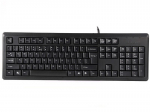 Juhtmega arvutiklaviatuur A4Tech KR-92, EN, must v.