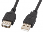 Juhe Lanberg USB-A - USB-A USB 2.0 A male, USB 2.0 A female, 0.7 m, must