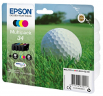 Tindiprinteri kassett Epson Multipack 34, sinine v./must v./kollane v.