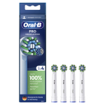 Elektrilise hambaharja otsik Oral-B EB50-4 Cross Action Pro, valge v., 4 tk
