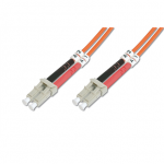 Juhe Digitus Fiber Optic Patch Cord LC/LC OM2 LC Optic, LC Optic, 1 m, oranž v.