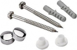 Paigalduskomplekt OEM Hrom, tualettruum, 6 mm x 80 mm