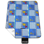Matkamatt Spokey 927389, sinine/punane/kollane, 180 x 150 cm