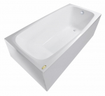 Vann, teisaldatav SPN Art Stone Klassika 1600, 160 cm x 70 cm x 59 cm, ristk&uuml;lik, valge