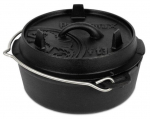 Katel Petromax Dutch Ovens, malm, 25 cm, 1.6 l, must