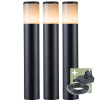 &Uuml;hendatav v&auml;lisvalgusti Ludeco Ivan PL1033, 1W, LED, IP44, must v., 5.6 cm x 34.8 cm