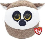 Pehme m&auml;nguasi TY Linus Lemur, valge v./beež v., 22 cm